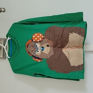 Mini boden grumpy ape long sleeve t shirt